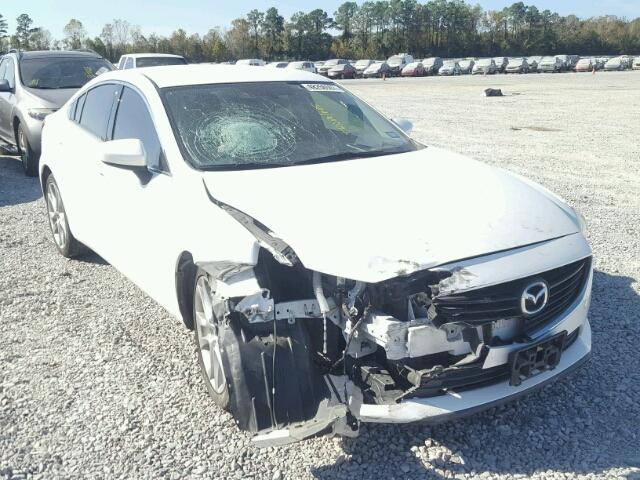 JM1GJ1V62E1161448 - 2014 MAZDA 6 TOURING WHITE photo 1