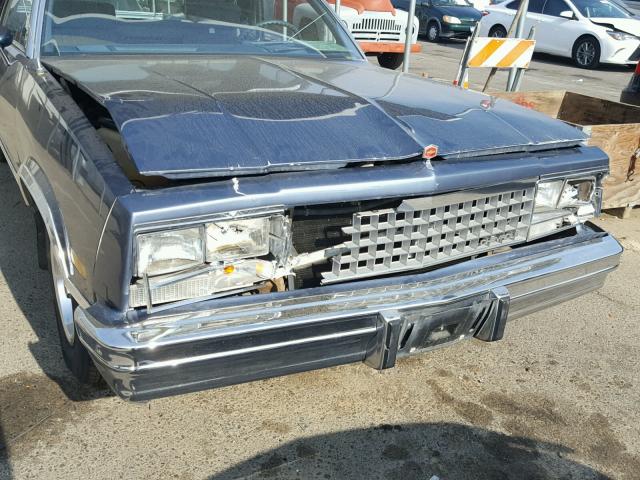 1GCCW80H6ER189465 - 1984 CHEVROLET EL CAMINO BLUE photo 10