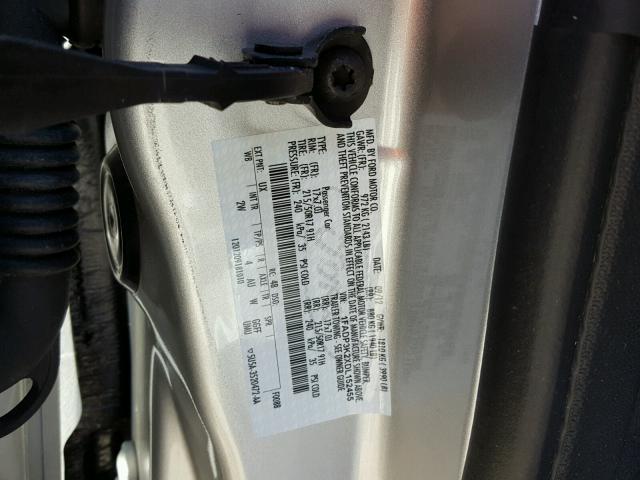 1FADP3K2XDL152455 - 2013 FORD FOCUS SE SILVER photo 10