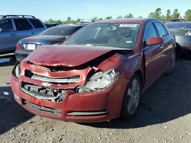 1G1ZC5E02CF245297 - 2012 CHEVROLET MALIBU 1LT RED photo 2