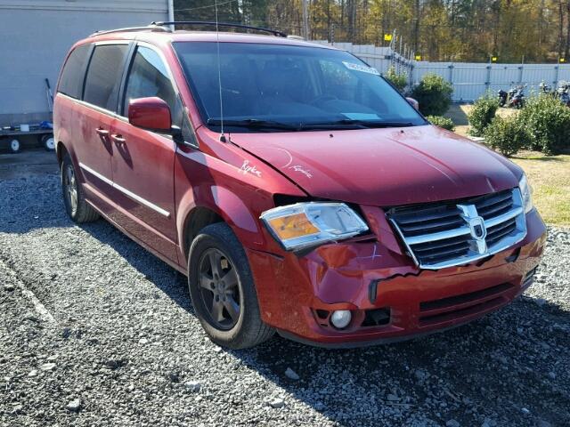 1D8HN54P28B166675 - 2008 DODGE GRAND CARA MAROON photo 1