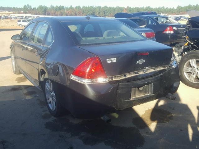 2G1WB5E34E1124300 - 2014 CHEVROLET IMPALA LIM GRAY photo 3