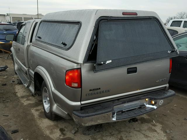 1GCCS19W418168280 - 2001 CHEVROLET S TRUCK S1 TAN photo 3