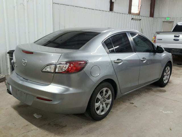 JM1BL1UF2C1523569 - 2012 MAZDA 3 I SILVER photo 4