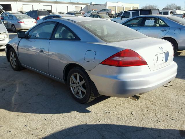 1HGCM82693A012391 - 2003 HONDA ACCORD EX SILVER photo 3