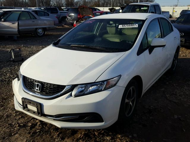 19XFB2F7XFE064213 - 2015 HONDA CIVIC SE WHITE photo 2