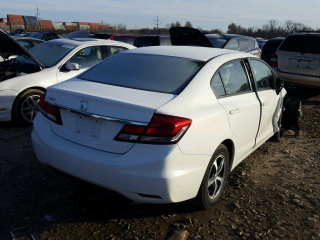 19XFB2F7XFE064213 - 2015 HONDA CIVIC SE WHITE photo 4