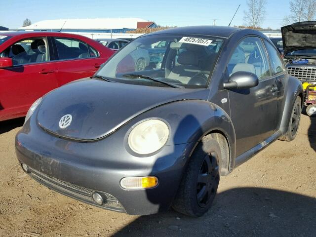 3VWCK21C42M447732 - 2002 VOLKSWAGEN NEW BEETLE GRAY photo 2