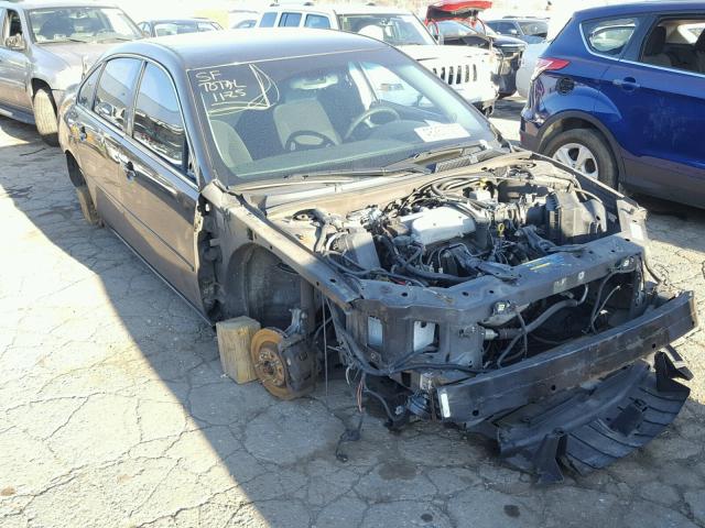 2G1WT58K389172506 - 2008 CHEVROLET IMPALA LT BLACK photo 1