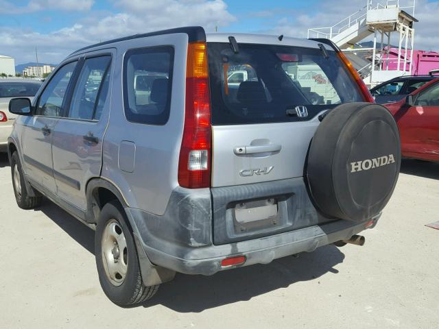 JHLRD68412C018761 - 2002 HONDA CR-V LX BLUE photo 3