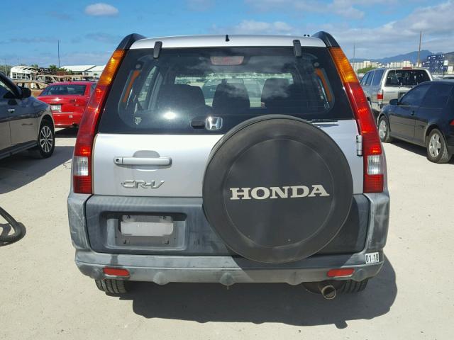 JHLRD68412C018761 - 2002 HONDA CR-V LX BLUE photo 9