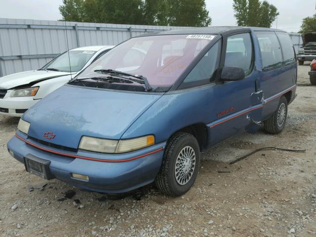 1GNCU06DXMT134716 - 1991 CHEVROLET LUMINA APV BLUE photo 2