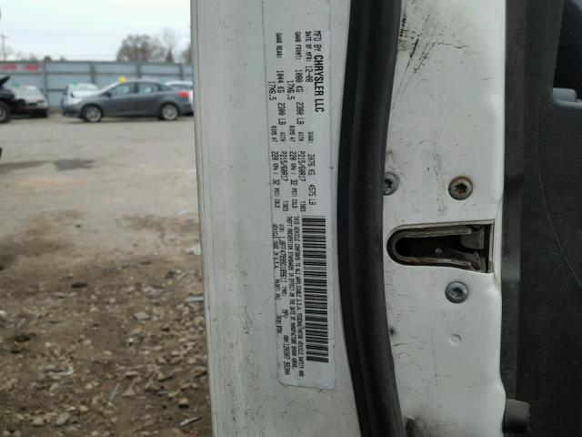 1J8FF47B99D189611 - 2009 JEEP COMPASS SP WHITE photo 10