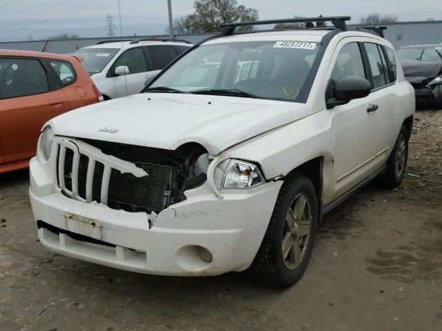 1J8FF47B99D189611 - 2009 JEEP COMPASS SP WHITE photo 2
