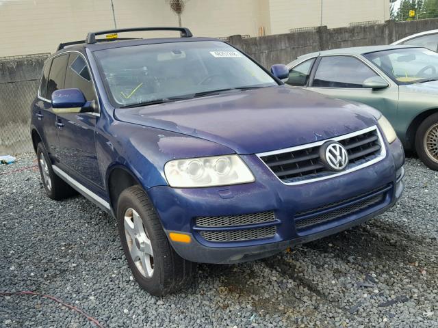 WVGBC77L04D039478 - 2004 VOLKSWAGEN TOUAREG 3. BLUE photo 1