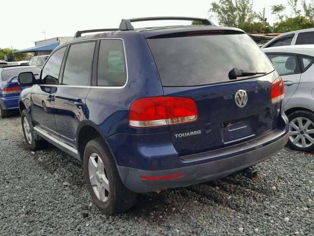 WVGBC77L04D039478 - 2004 VOLKSWAGEN TOUAREG 3. BLUE photo 3