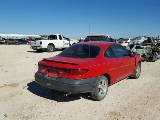 3FAFP11323R142316 - 2003 FORD ESCORT ZX2 RED photo 4