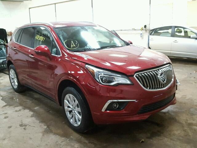 LRBFXDSAXHD116067 - 2017 BUICK ENVISION E RED photo 1