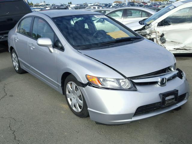 JHMFA16587S005704 - 2007 HONDA CIVIC LX SILVER photo 1