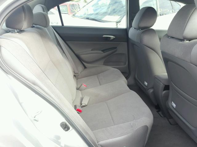 JHMFA16587S005704 - 2007 HONDA CIVIC LX SILVER photo 6