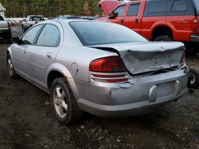 1B3EL46T45N673441 - 2005 DODGE STRATUS SX SILVER photo 3