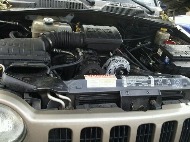 1J4GL48K63W574505 - 2003 JEEP LIBERTY SP GRAY photo 7