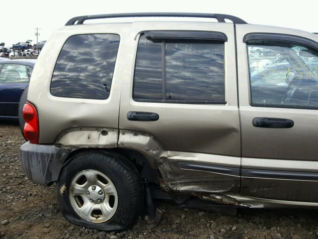 1J4GL48K63W574505 - 2003 JEEP LIBERTY SP GRAY photo 9