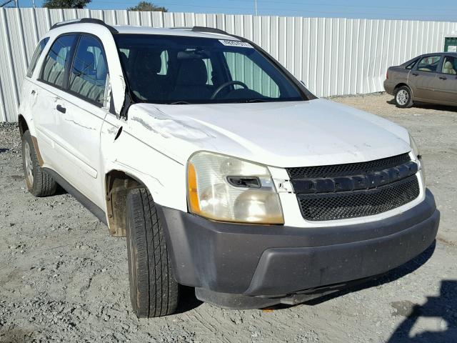 2CNDL13F356006948 - 2005 CHEVROLET EQUINOX LS WHITE photo 1