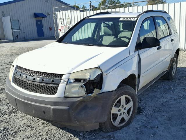 2CNDL13F356006948 - 2005 CHEVROLET EQUINOX LS WHITE photo 2