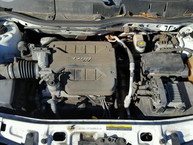 2CNDL13F356006948 - 2005 CHEVROLET EQUINOX LS WHITE photo 7