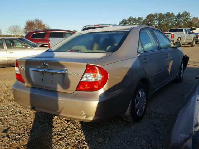 4T1BE32K73U230668 - 2003 TOYOTA CAMRY LE თაფლისფერი ფოტო 4
