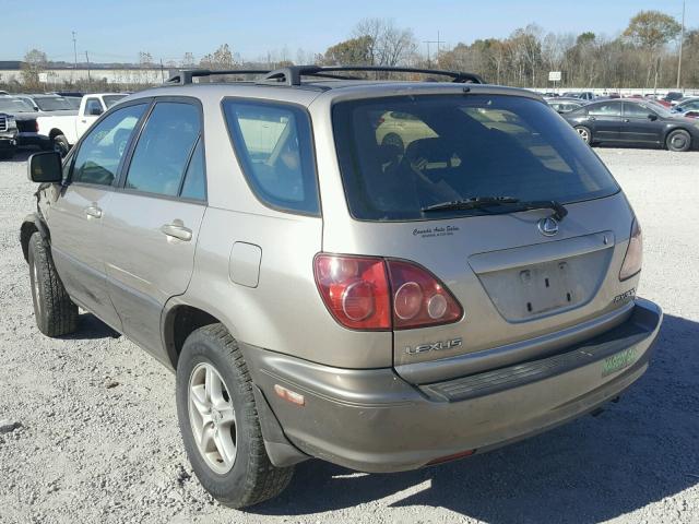 JT6HF10U2Y0133825 - 2000 LEXUS RX 300 BEIGE photo 3