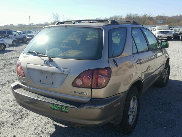 JT6HF10U2Y0133825 - 2000 LEXUS RX 300 BEIGE photo 4