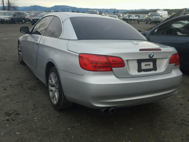 WBADW7C58DE733273 - 2013 BMW 328 I SULE SILVER photo 3