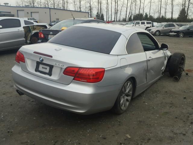 WBADW7C58DE733273 - 2013 BMW 328 I SULE SILVER photo 4