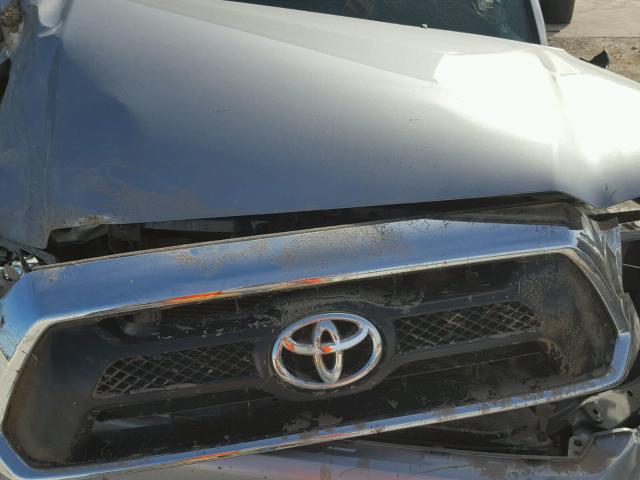 3TMLU4EN9EM155650 - 2014 TOYOTA TACOMA DOU SILVER photo 7