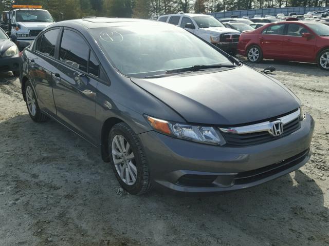 19XFB2F97CE076767 - 2012 HONDA CIVIC EXL Сұр фото 1