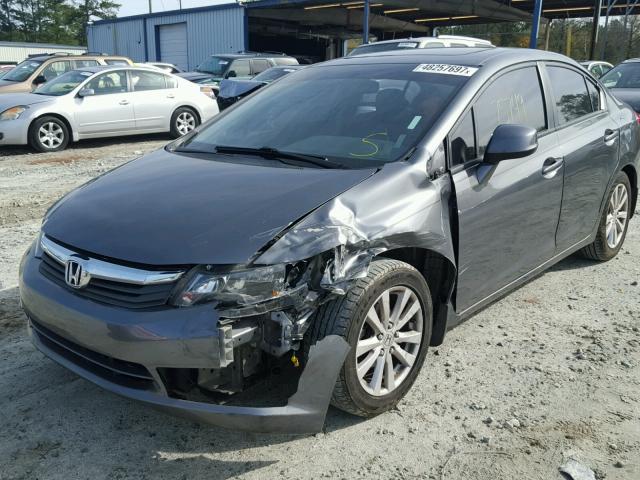 19XFB2F97CE076767 - 2012 HONDA CIVIC EXL Сұр фото 9