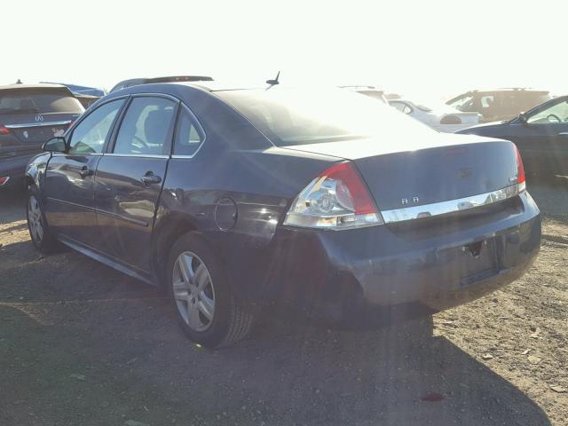 2G1WA5EK5A1139134 - 2010 CHEVROLET IMPALA LS BLUE photo 3