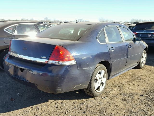 2G1WA5EK5A1139134 - 2010 CHEVROLET IMPALA LS BLUE photo 4