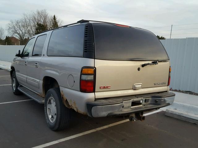 1GKFK16Z64J145726 - 2004 GMC YUKON XL K TAN photo 3