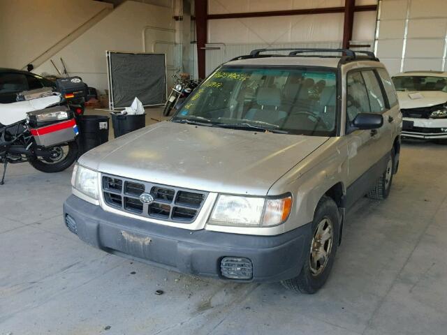 JF1SF6357XG737768 - 1999 SUBARU FORESTER L GRAY photo 2