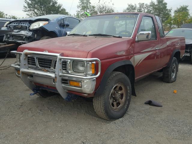 1N6SD16Y7RC371116 - 1994 NISSAN TRUCK KING RED photo 2