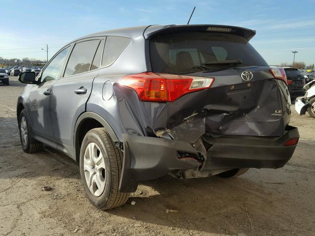 JTMBFREV1ED058036 - 2014 TOYOTA RAV4 LE Mavi foto 3