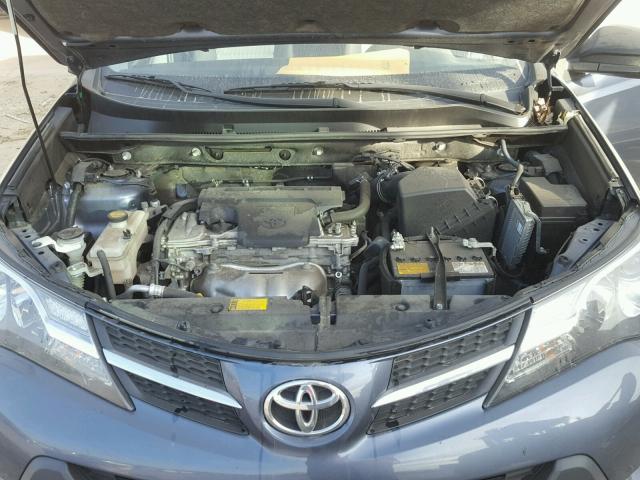 JTMBFREV1ED058036 - 2014 TOYOTA RAV4 LE BLUE photo 7