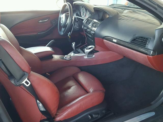 WBSEK93597CS32240 - 2007 BMW M6 BLACK photo 5