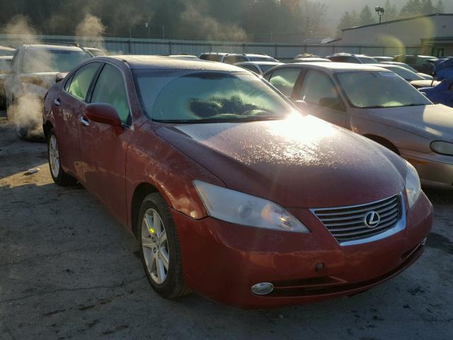 JTHBJ46G492337711 - 2009 LEXUS ES 350 RED photo 1