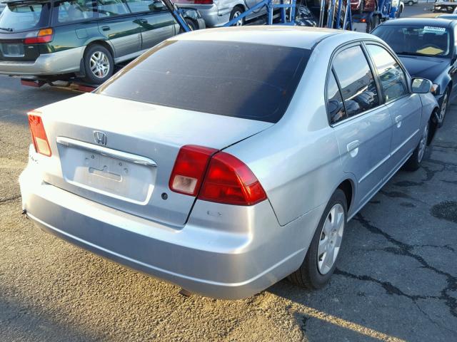2HGES26752H502101 - 2002 HONDA CIVIC EX 银色 照片 4