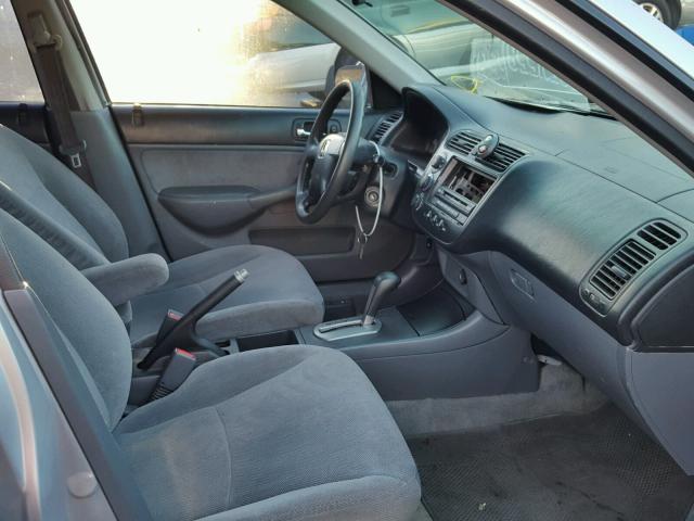 2HGES26752H502101 - 2002 HONDA CIVIC EX 银色 照片 5