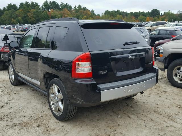 1J8FT57W27D143276 - 2007 JEEP COMPASS LI BLACK photo 3